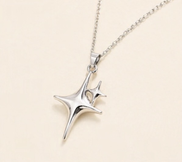 Crome silver necklace 